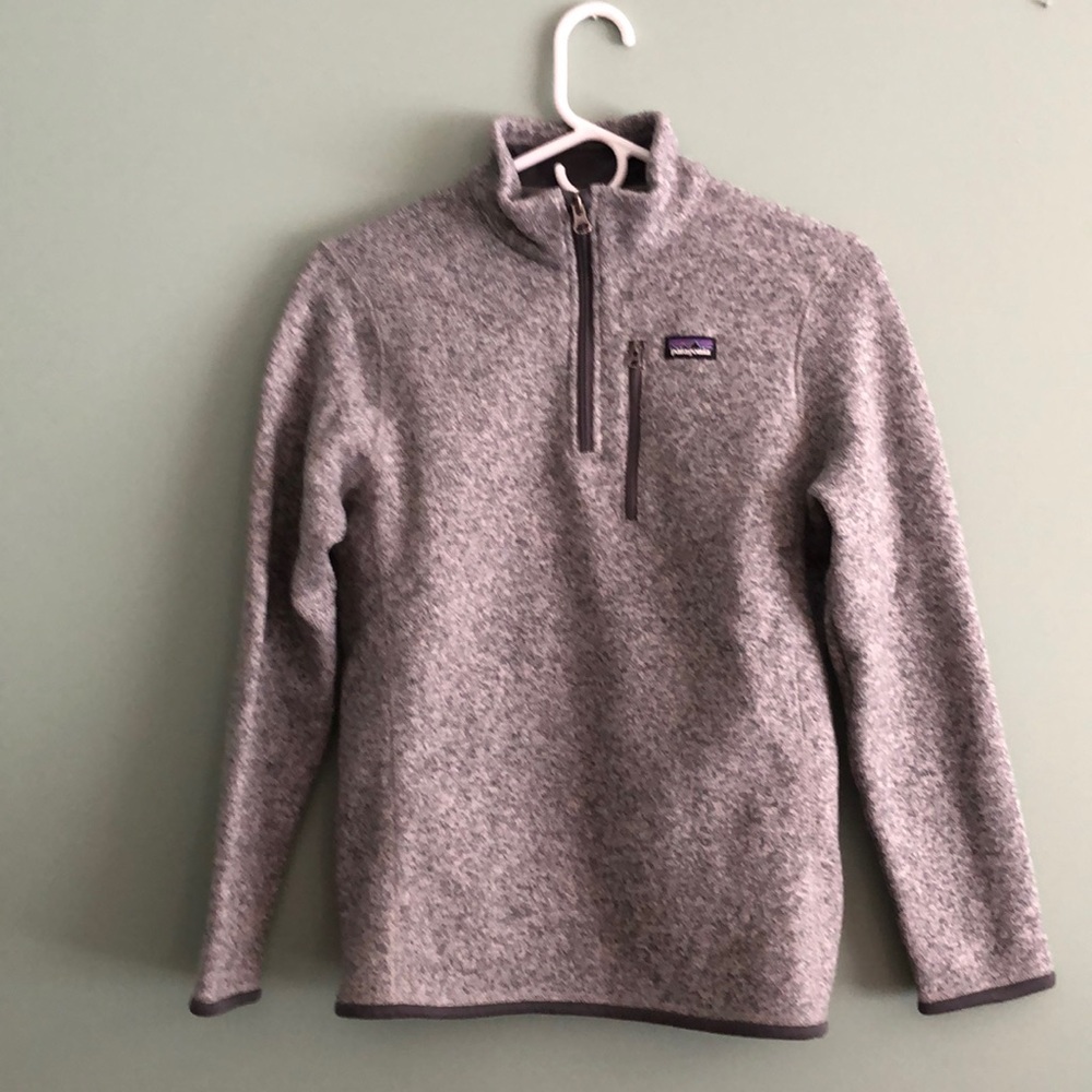 Boys XL Patagonia Sweater 3/4 zip pullover